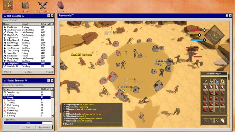 MMO Botfarm Simulator Image