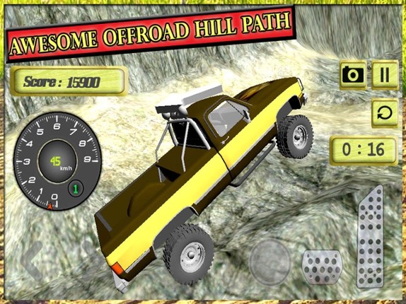 Offroad 2016 Hill Driving Adventure: Extreme Truck Driving, Speed Racing Simulator for Pro Racers screenshot