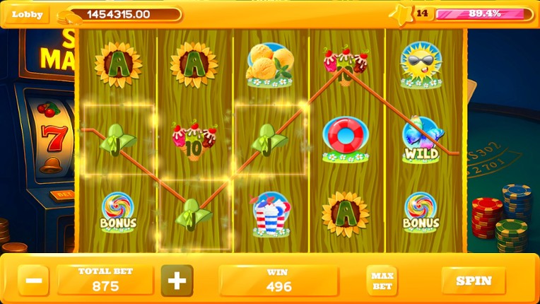 Poker Blackjack Slots machine - Casino Experience Image