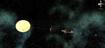 Solar System Simulation Image