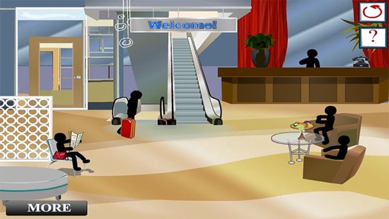 Stickman Crime Death - Gas Station &amp; Hotel Strategy Murder Game screenshot