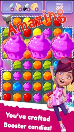 Sweet Charm of Cream Cakes Match 3 Free Game Image