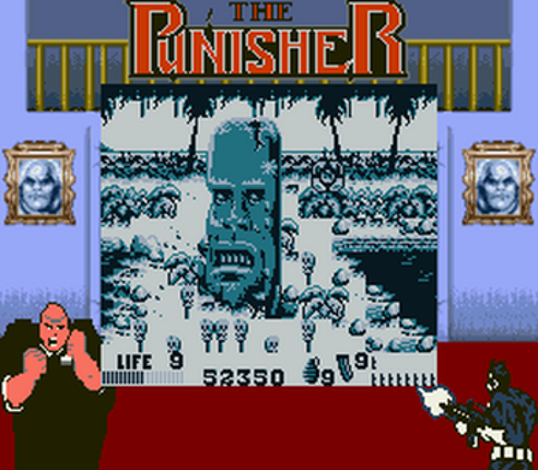 The Punisher (惩罚者) – The Ultimate Payback! (漫威制裁者) SGB Enhanced (Super Game Boy) Image