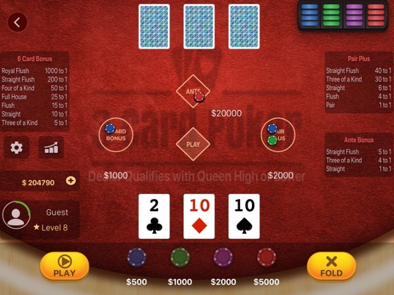 3 Card Poker Casino screenshot