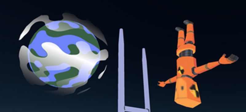 CRASH TEST DUMMIES IN OUTER SPACE PLAYING AUSTRALIAN RUGBY Image