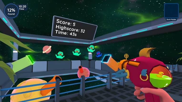 Find 100 Ducks and Blast Them...IN SPACE!!! screenshot