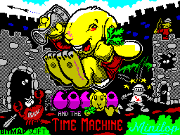 Cocoa and the Time Machine (ZX Spectrum & MSX) Game Cover