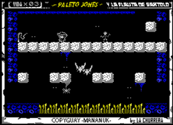 Paleto Jones & Bartolo's flute  (ZXSpectrum) Image