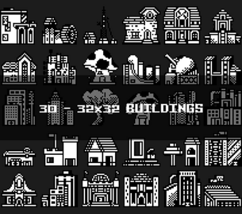 PIXEL PERFECT: 1-BIT BUIDLINGS PART 3 Image