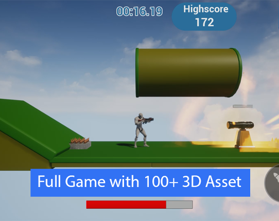 UE5 Side Scroller Game with 3D Asset Image