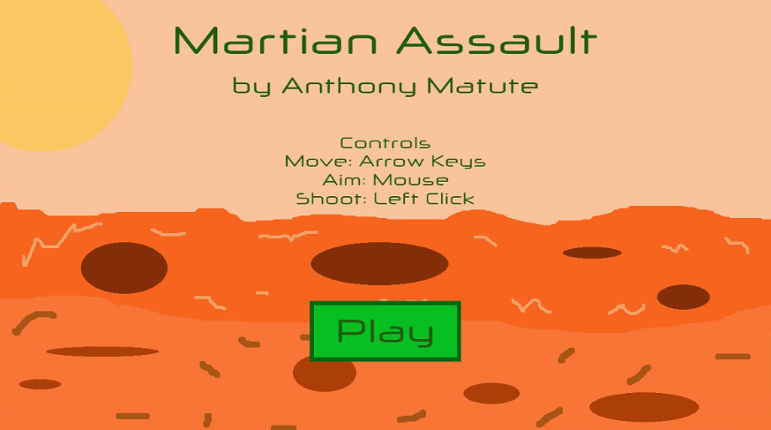 Martian Assault Game Cover