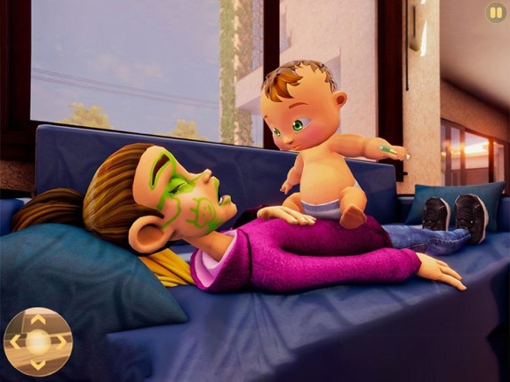 Naughty Baby Life Mom Sims 3D Image