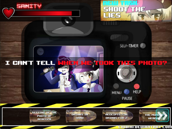 Seven Photos: The Photographic Detective - A Murder Mystery Puzzle Game Inspired by Dangan Ronpa screenshot