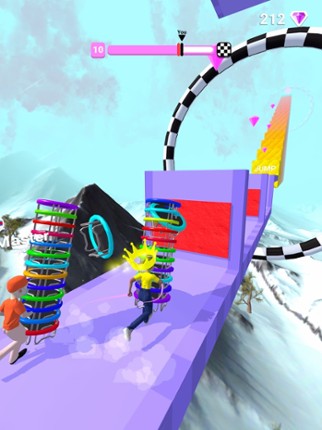 Trampoline Race screenshot