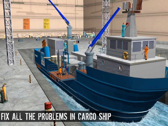 Cargo Ship Mechanic Simulator 3D: Workshop Garage screenshot