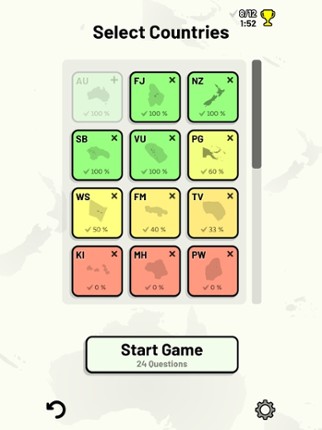 Countries of Oceania Quiz Image