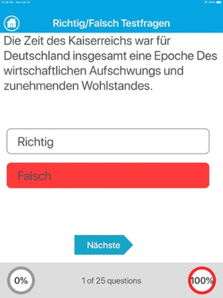 Deutsche Geschichte Quiz screenshot