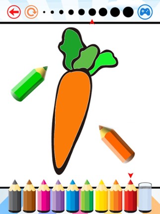 Food Coloring Book for kids - Drawing free game Image