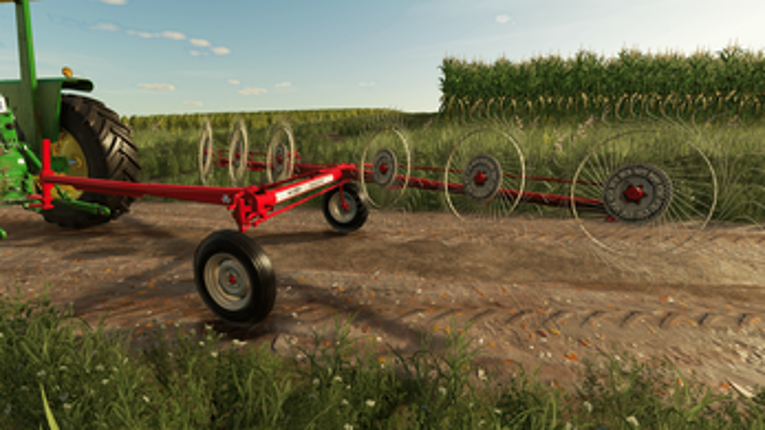 fs25 1978 6 wheel hay windrower screenshot