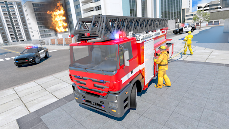 Fire Truck Driving Simulator screenshot