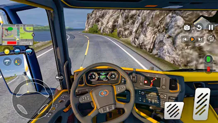 US Cargo Truck Driving 3D Game screenshot