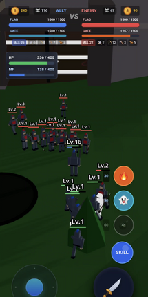 Poly Battle : Pocket War Kingdom screenshot