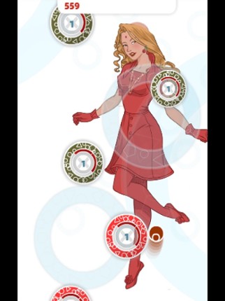 Pretty girl bubble screenshot