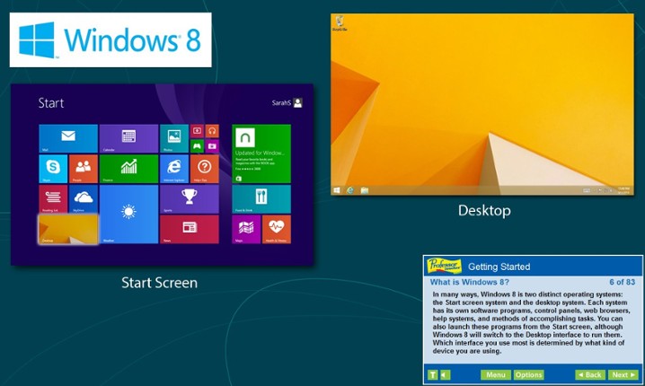 Professor Teaches® Windows® 8.1 screenshot