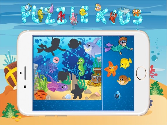 Sea Animals Puzzle Toddlers Learning Games Image