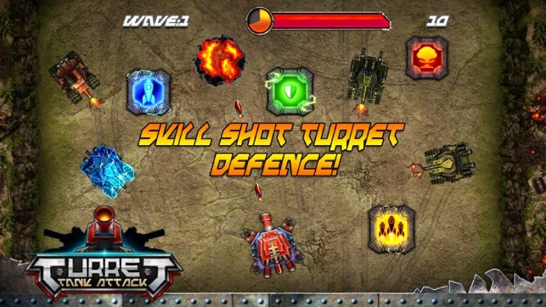 Turret Tank Attack - Skill Shoot-er Tower Defense Game Lite screenshot