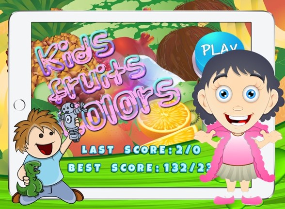 Color Fruits Puzzles Lesson Activity For Toddlers Image