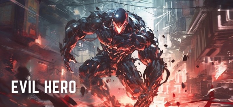 Evil Superhero black web alien Image