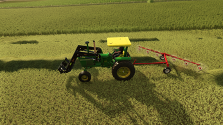 fs25 1978 6 wheel hay windrower screenshot