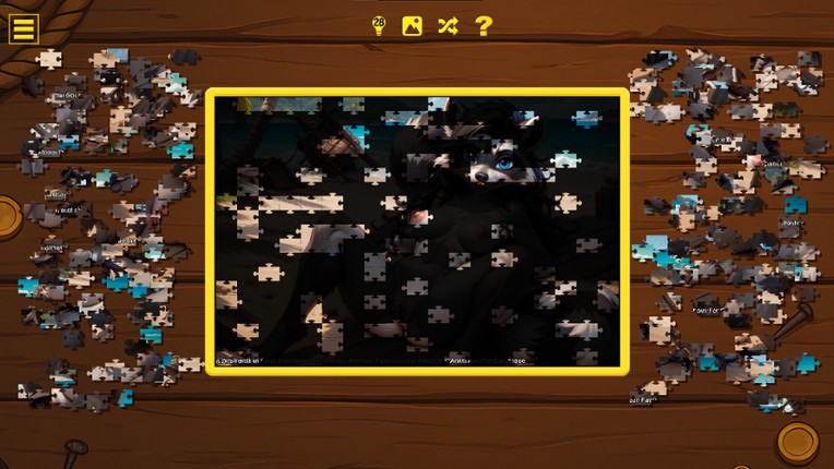 Furry Pirate Jigsaw screenshot