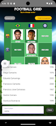 Football Grid screenshot