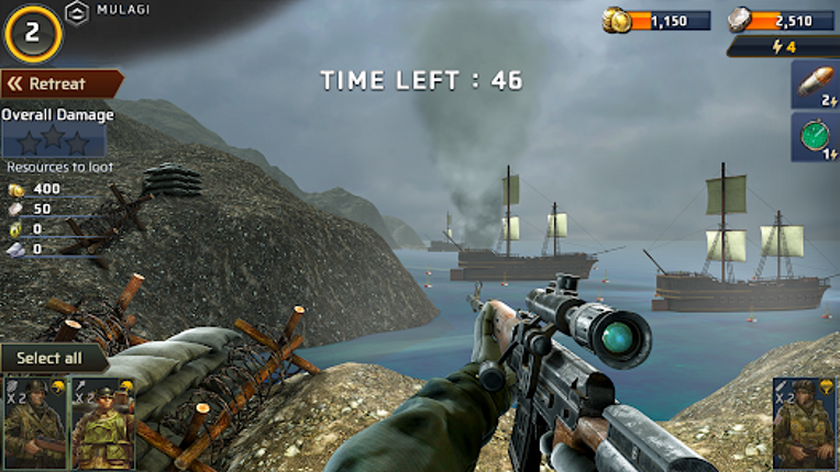 World war 2 1945: ww2 games screenshot