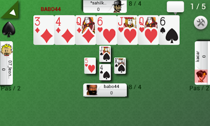 Batak İhale Eşli Batak screenshot