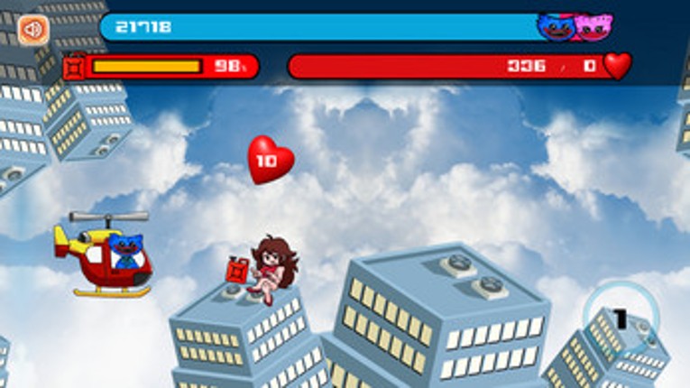 Huggy Wuggy by Helicopter screenshot