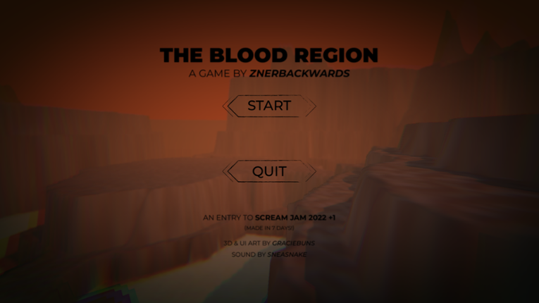 The Blood Region Game Cover