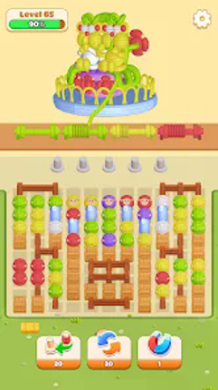 Wool Out 3D-Color Yarn Sort screenshot