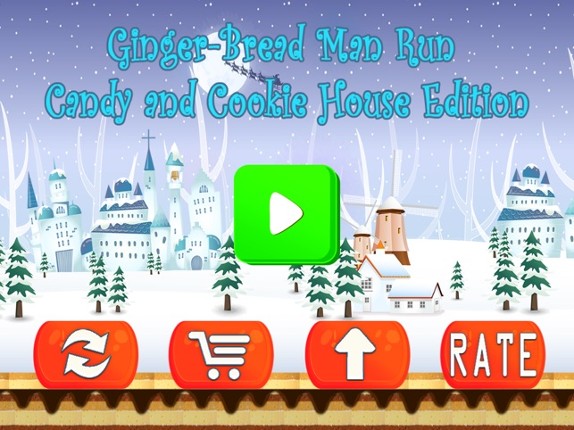 Ginger-Bread Man Run-ning : Candy and Cookie House Edition screenshot