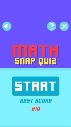 Math Snap Quiz Mental Counting screenshot