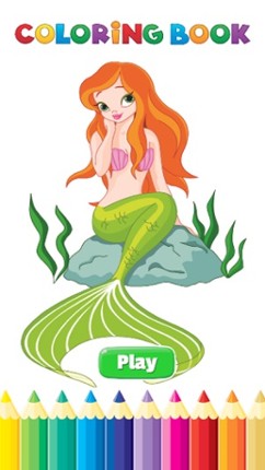 Mermaid Art Coloring Book - Activities for Kid screenshot