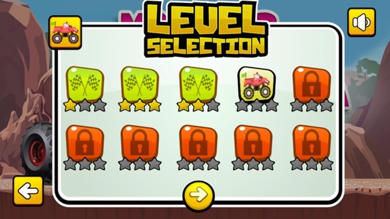 Monster Truck Mania : Hill Racing screenshot