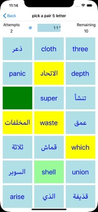 PickAPair Arabic - English Image