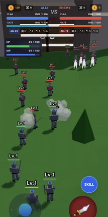 Poly Battle : Pocket War Kingdom Image