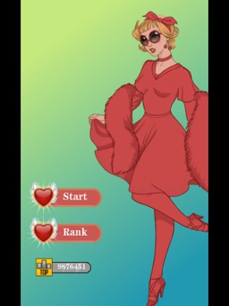 Pretty girl bubble screenshot