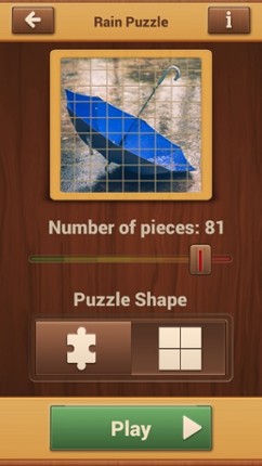 Rain Puzzle - Relaxing Picture Jigsaw Puzzles Image
