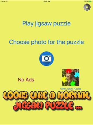 Secret Photo Jigsaw Puzzle Maker screenshot