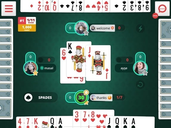 Spades Auction screenshot